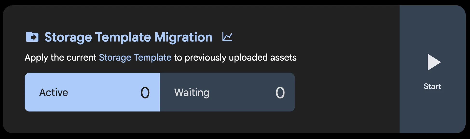 Storage Template Setting
